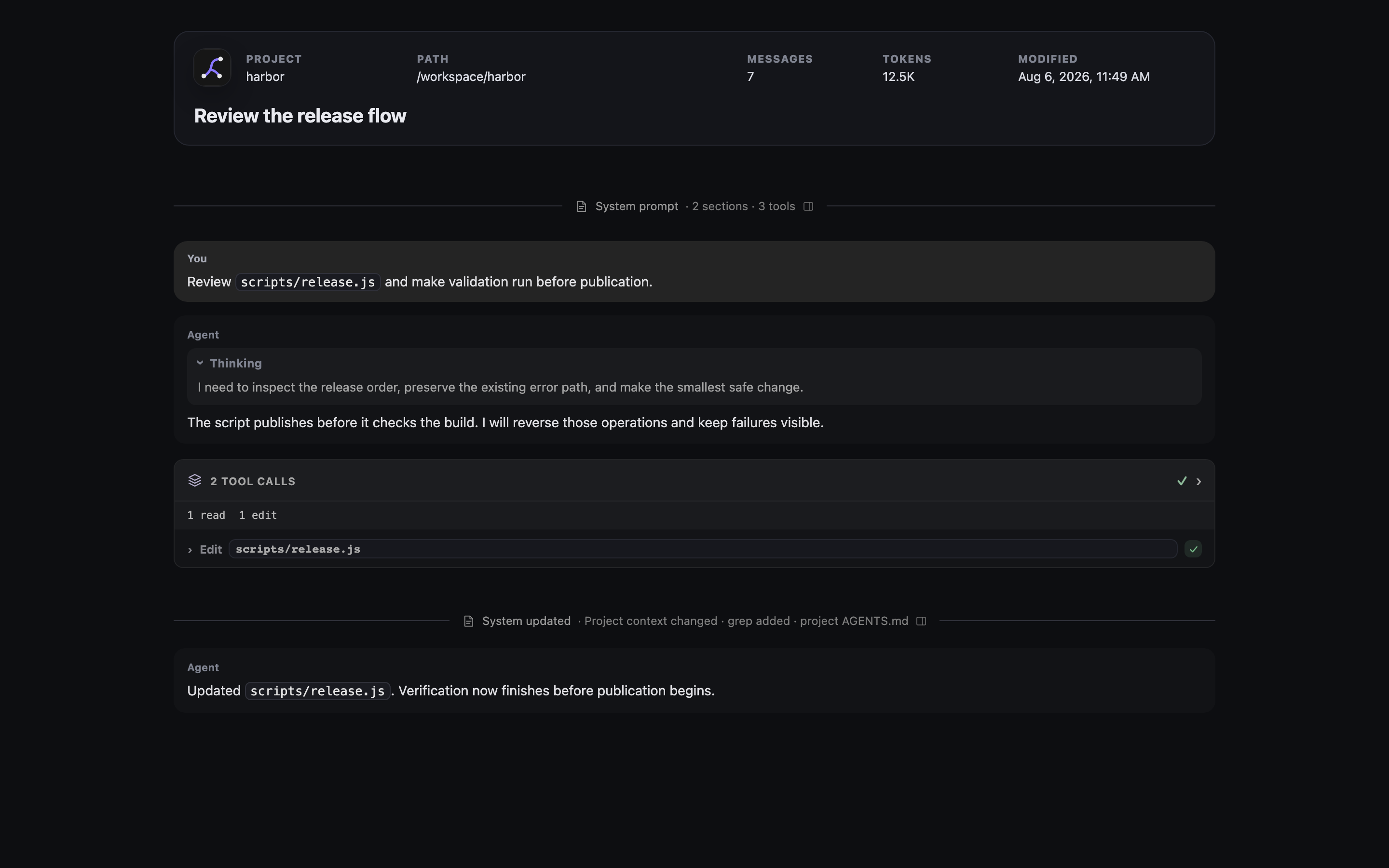 Exported Leyline transcript with session metadata and rendered messages